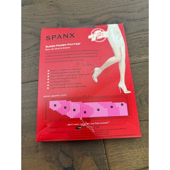 SPANX In-Power Line Mid-Thigh Shaper Super Power Panties Black Plus Sz F 3X NWT - Picture 4 of 7